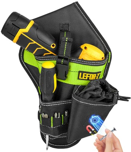 Étui pour perceuse, étui à Impact Robuste pour Ceinture à Outils, Porte-perceuse, Pochette pour perceuse Compatible avec la Plupart des perceuses