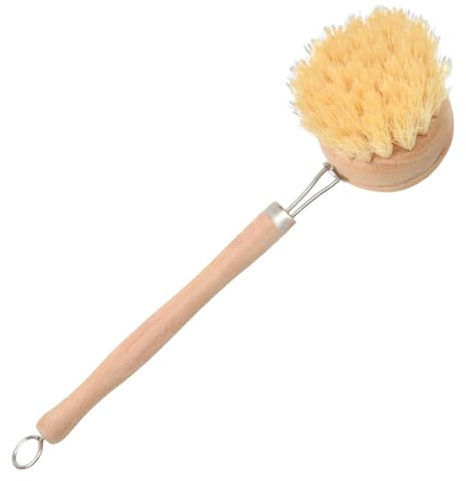 Brosse à vaisselle de cuisine, brosse en bois pour vaisselle, épurateur de vaisselle domestique, tête de rechange en bois pour laver et nettoyer