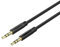 Watio Wave Cable audio - cable estéreo jack 3.5mm macho a macho, longitud de 5 m, color negro, ideal para conectar dispositivos de audio.*