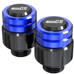 Spiegelkappen Loch Schrauben Für R1250GS R 1250 GS Für ABENTEUER 2019-2023 Motorrad Spiegel Loch Stecker Schrauben(Blau,M10)