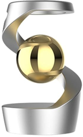 TsoLay Desktop Floating Gyroscope Stress Relief Sculpture Suitable forDesktop Decoration E