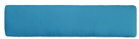 Traumschlaf Feinjersey Seitenschläferkissen Bezug – Weicher Jersey Kissenbezug aus 100% Baumwolle, atmungsaktiv & hautfreundlich, mit Reißverschluss – 40x180 cm, blau