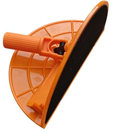perfeclan Drywall Corner Sander Semi Circular Sandpaper Holder, Grinding Tool Sturdy for Polishing, for Tight Corners and Curves, DIY Projects, Wall Sanding Set for Wood, Drywall