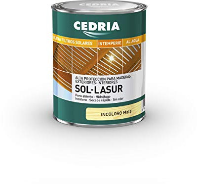CEDRIA Sol Lasur Incoloro Mate 750 ml
