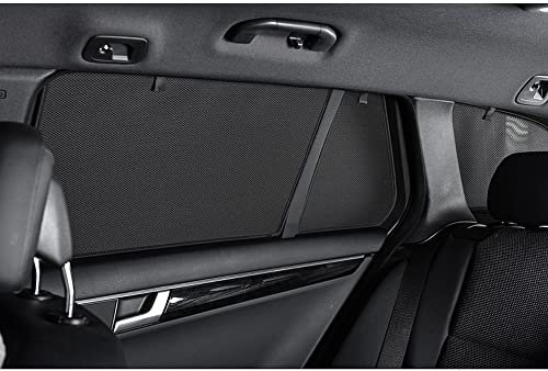 Satz Car Shades (Hintertüren) kompatibel mit Skoda Scala HB 5-türer 2019- (2-teilig), Schwarz