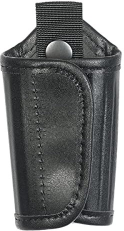 SdTacDuGe Leiser Schlüsselhalter für den Einsatzgürtel, langlebige Polizei-taktische stille Schlüsseltasche mit Schnapp- und Spaltring, Militär-Gürtel, Schlüsselanhänger, leiser Halter, schwarz, Jagd,