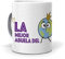 Regalo Divertido y Personalizado. Taza La Mejor Abuela del Mundo. Cerámica AAA - 350 ml.