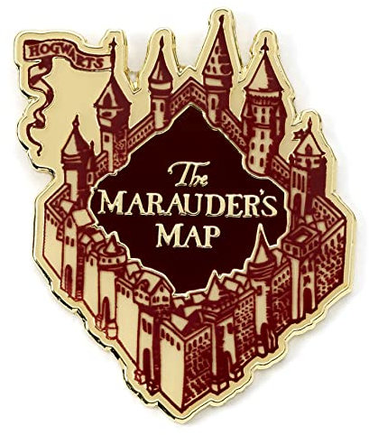 Offizielle Harry Potter Mauraders Karten-Anstecknadel, M, Zink