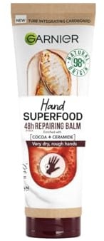 Garnier Hand Cream Repairing Ceramide Hydration For Extra Dry Skin, 75ml | With Ceramide, For Extra Dry, 48HRs Of Hydration, Rough Hands, Vegan Formula, Approved By Cruelty Free