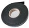 Vollgummi Gummistreifen Gummiprofil ca. 10 Meter x 15 x 1 mm, EPDM Hartgummi selbstklebend, schwarz - Industrieware