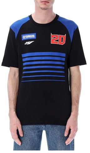Fabio Quartararo T-Shirt 20 Dual Factory Officiel Moto GP - Bleu - M