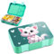 Jarlson® Brotdose Kinder mit Fächern - TONI Lunchbox - Bento Box auslaufsicher – Jausenbox für Kindergarten und Schule - Mädchen und Jungen | Vesperbox | Snackbox (KATZE 3.0)