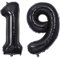Vthoviwa 40 Zoll/18 Farbens Luftballon Zahlen 19/91 Schwarz, Helium Luftballon 19/91. Geburtstag Foil Ballon, 0123456789,10-19,20-25,30,40,50,60,70,80,90, Folienballon 19/91 Party Dekoration