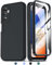 LeYi Coque pour Samsung Galaxy A14 4G/5G avec Ecran Protection, 360 Degrés Full Body Housse Avant Arriere, Intégrale Étui Double Face Bumper Anti-Scratch Case pour Samsung Galaxy A 14 - Noir