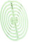 1 Stück Kunststoff Zeichenschablonen Messen Geometrische Lineale Groß Oval