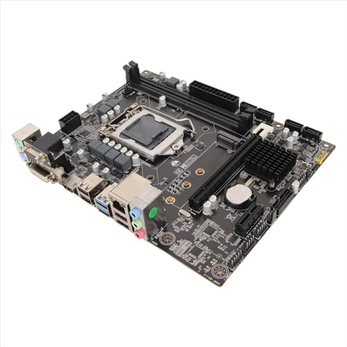 Nuwo H310 Scheda Madre Micro-ATX LGA 1151, Supporta Processori i3/i5/i7 8th e 9th Gen, 2 Slot Ram DDR4, slot M.2 NVME, HDMI, VGA, DVI, LAN, PCI-e x16, Bulk