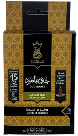 Ansaam Incenses, Oud Roots, 15 Räucherkegel