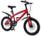 TFIANYNI 18 Zoll Kinderfahrrad Jungen Mädchen Bike, Mountainbike Für Verschiedene Straßen, Kohlenstoffstahl, Abnehmbaren Räder, Mit Sortierbeutel Reifenpumpe, Geschenke (Rot)