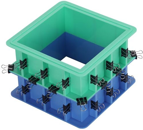 BBDINO Adjustable Mould Housing Kit for Mold Box Making - Stackable & Free Combination Moulding Box- Ideal for Silicone/Soap/Wax/Candle Moulds Making 2 Layers