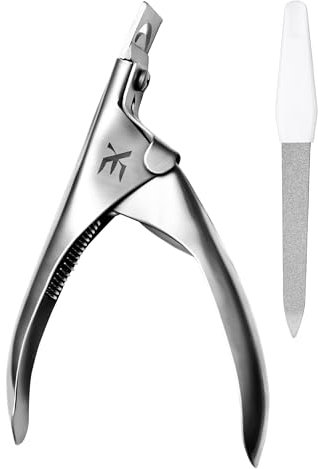 XE Coupe-ongles en Acier Inoxydable –Coupe-ongles Extension Professionnel Avec Lime à Ongles Manucure, Pédicure, Acrylique, Coupe-ongles en gel – Idéal Clou Art Coupeur Outil