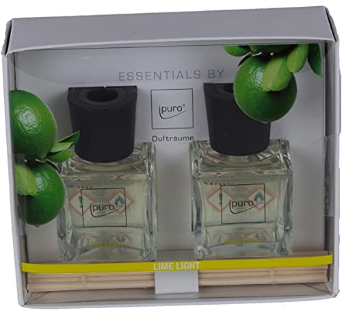 Geschenkset Essentials by ipuro Lime Light 2x50ml Raumduft