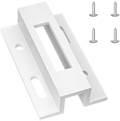 E 2124 Sliding Door Keeper,Extruded Aluminum Sliding Door Latch Replacement for Pella,Micron 1200 Series,Viking Doors and Other Sliding Glass Doors - 1 Pack