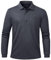 Tyhengta Polohemden Herren Leichtes Golf PoloshirtLässiges Wander T-Shirt Schnell Trocknende Sport Polo Shirts Dunkelgrau,XXL