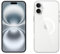 Apple iPhone 16 Plus (128 GB) - Blanco + Funda Transparente con MagSafe
