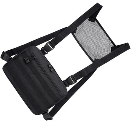 GAROZATION -Brusttasche Aus Nylon Sporttasche Für Reisen Campingtasche Mit Großem Fassungsvermögen Leicht Und Praktisch Für Langzeitgebrauch