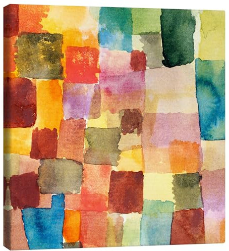 Posterlounge Ohne Titel, 1914 Leinwandbild von Paul Klee 20 x 20 cm Bunt Wandbilder Wanddeko