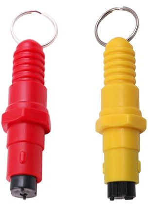 CJQRL 2 Pièces Brise Vitre, Casse Vitre, Brise Vitre Voiture, Porte-Clés Sécurité Voiture, Brise-Vitre, Marteau d’Urgence