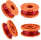 4 PCS Bobine de Fil de Rechange,Bobines de Rechange,Bordures ou Pour Tondeuse de Fil,Compatible avec worx tels que wg150, wg151, wg151.5, wg152, wg153, wg154, wg155, wg155.5, wg156, wg157 et wg160.