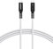 40Gbps Thunderbolt 4 Cable [Intel Certified] 3.3ft USB C to USB C Cable, 240W(5A) Charging Cord, Braided Type C Cable Compatible for Dual 8K/4K Display, USB4, SSD, eGPU, Mac Studio/mini, iphone