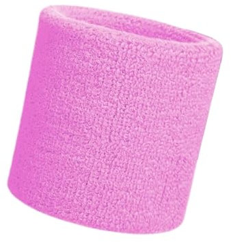 SchweißBäNder 1/2PC Handtuch Sport Armbänder Tennis Schweiß Bands Handgelenk Schutz for Basketball Volleyball Padel Fitness Schweißbänder Handgelenk Wrap Manschette FüR Handball FußBall Tennis(Pink,1P