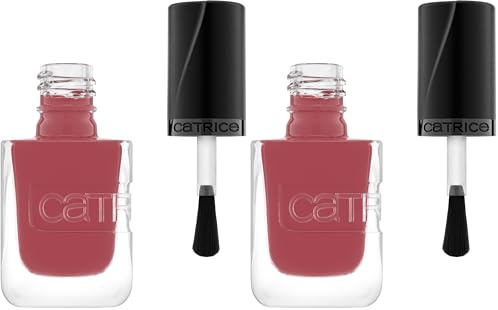 Catrice GEL AFFAIR Nail Lacquer, Nagellack, Nr. 007, Rot, langanhaltend, Einfach zu entfernen, glänzend, vegan, ohne Mikroplastikpartikel, ohne Konservierungsstoffe, ohne Parfüm, 2er Pack (10.5ml)