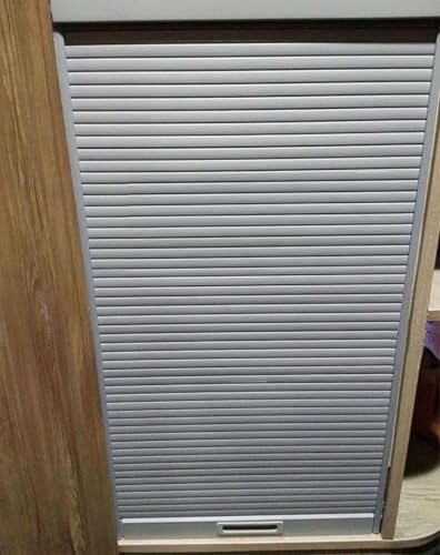 MLYAYE Große Rolltore (40x60, 80x100, 100x120 cm) mit Rahmen und Laufschiene, robuste, Flexible PVC-Rolltore für Haus, Büro und Garage(70 x 100 cm/28 x 39 in)