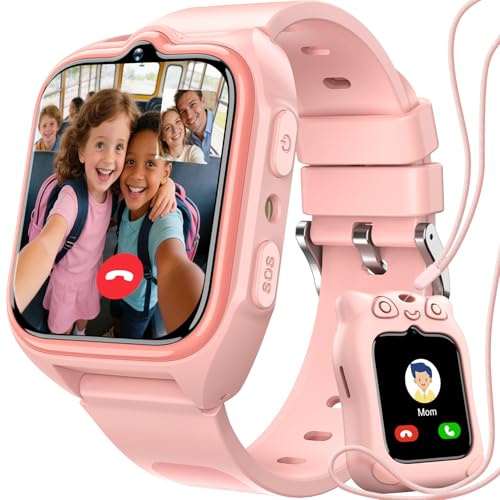 Blackview Smartwatch per Bambini, 1.75 Inch TFT Smartwatch Chiamate GPS 4G, Chat Vocale, Videochiamata, SOS, Gioco, Fotocamera, Calcolatrice, Contapassi, Sveglia, Batteria da 800 mAh