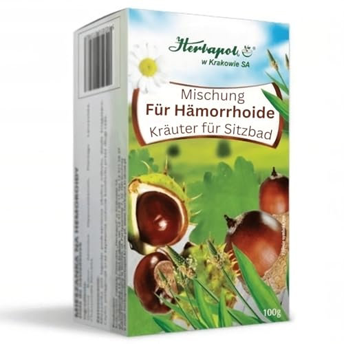 Kräutermischung bei Hämorrhoiden, für Intimbereich - äußere Anwendung, 100g