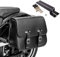 Satteltasche + Halter für Suzuki Intruder VS 1400 Laredo Links