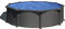 Gre Pool KIT460GY - Aufstellpool aus Stahl, rund, mit Anthrazitfarbe. Abnehmbare Gartenpool. 460 x 120 cm