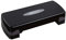 NORDFIT Adjustable Fitness Step 2 Levels, 10cm and 15cm height for Pilates, Aerobics, Studio Pump, Exercise, Home Gym, Studio, Garage (Black/Grey)