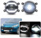 njssjd LED Tagfahrlicht Nebelscheinwerfer für Peugeot 207 207CC 207SW 307 208 2008 I 308 3008 6000K Weiß DRL Fahrlicht