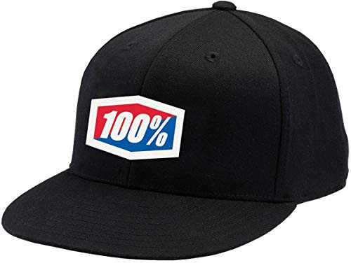 100% CASUAL Unisex Official Flexfit Cap J-fit Black-L/XL Mütze, schwarz