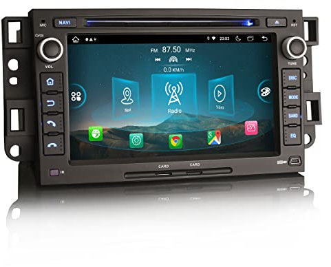 GONFEN Android 14 8-Kern 4GB+64GB Autoradio mit GPS für Chevrolet Aveo Epica Captiva Lova Gentra mit Bluetooth 5.0 Kabelloses Carplay Android Auto DAB+ 7-Zoll Touchscreen WiFi 4G DVD FM RDS DSP OBD2