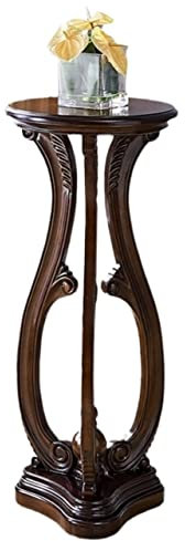 IRYZE Blumenständer Pflanzenregal Blumenregal Pflanzenständer Aus Holz, Vintage-Blumenständer, Bonsai-Blumentisch, Innendekoration Pflanzenständer Blumentreppe (Color : A, Size : 32 * 32 * 80cm)