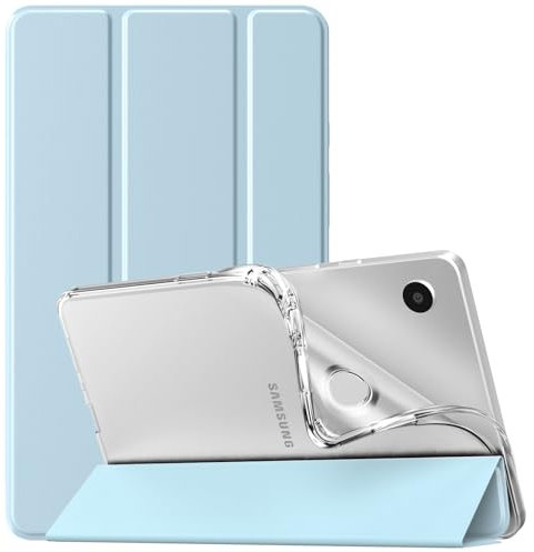 TiMOVO Custodia Compatibile con Samsung Galaxy Tab A9 8.7 2023,Cover Posteriore Sottile e Morbida in TPU Traslucido e Smerigliato per Galaxy Tab A9 8.7 Tablet SM-X110/X115/X117, Cielo Blu