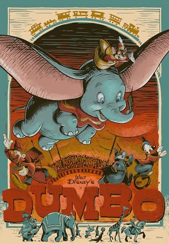 Ravensburger 12001042 - Dumbo - 300 pieces jigsaw puzzle – Puzzle for adults and kids age 9 years up, disney jigsaw, disney gifts