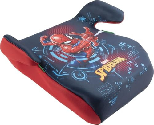 Tataway i-Size Kindersitz/Autositz, ECE R129/03, Sitzerhöhung für Kinder 126-150 cm, Kindersitzerhöhung Ergonomisch & Leicht, (ca. 22-36 kg) - (ca 6–12 Jahre) (Spiderman)