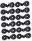 JOINPAYA 50 Piezas Clips de Fijación para Tela Sombreadora de Clips de Reutilizables para Redes de Protección de Plantas Antipájaros y Pantallas de Privacidad Instalación Resistente y