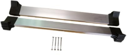 AMSLSIU Barra de Equilibrio telescópica de aleación Aluminio para Escalera Primera Calidad, diseñada para durar y Adaptarse a la mayoría los tamaños Escalera con Cubiertas para pies,